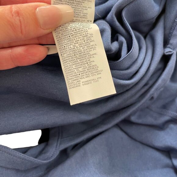 Old Navy Plus 2X Jumpsuit One Piece Activewear Power Chill Blue Shelf Bra - Picture 4 of 10